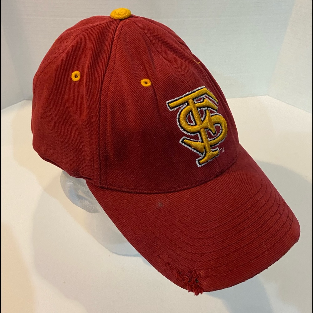 Florida State Seminoles Baseball Cap Hat Fitted Team Spirit Distressed